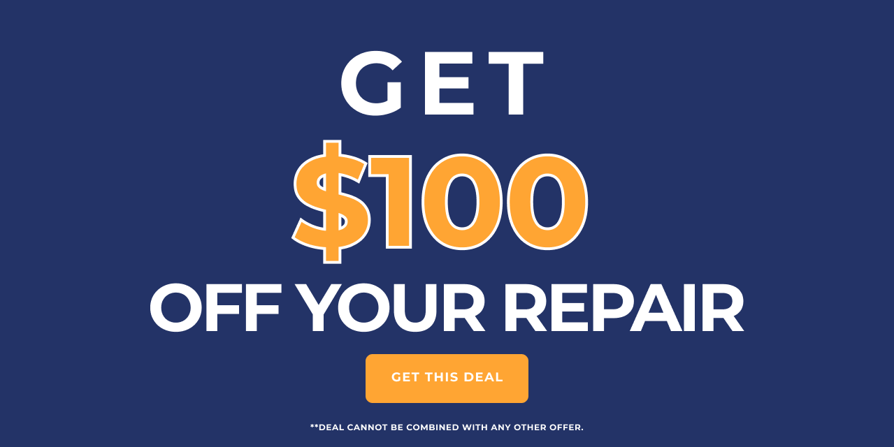 Get $100 off your heating repair